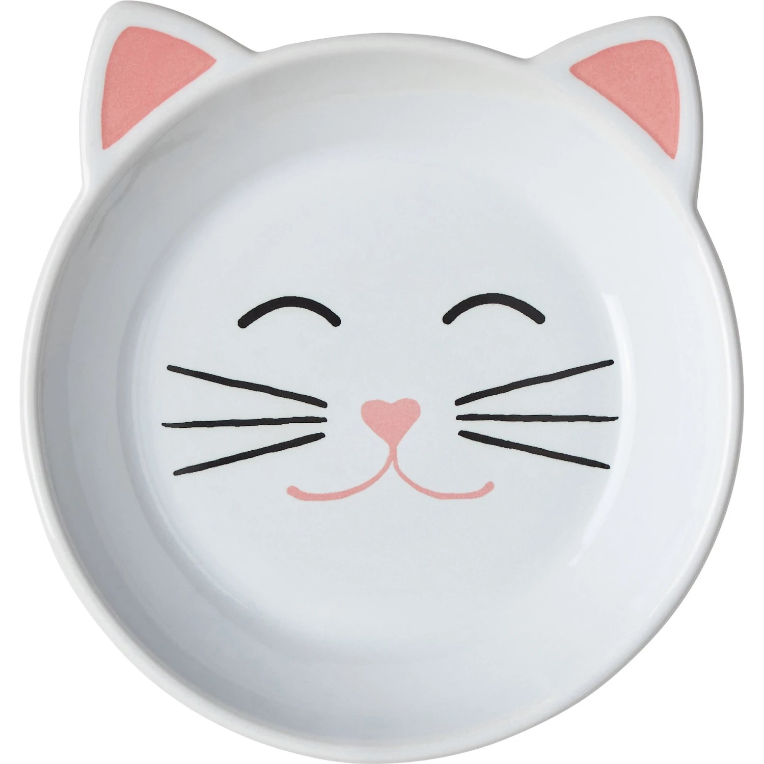 Frisco Cat Face Non-skid Ceramic Cat Dish 3 Frisco Cat Face Non-skid Ceramic Cat Dish