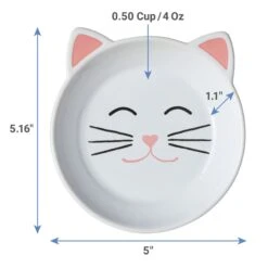 Frisco Cat Face Non-skid Ceramic Cat Dish 8 Frisco Cat Face Non-skid Ceramic Cat Dish -Pet Supplies Store 256105 PT1. AC SS1800 V1616697059