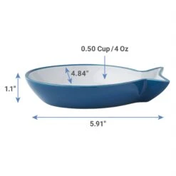 Frisco Fish Shaped Non-skid Ceramic Cat Dish 11 Frisco Fish Shaped Non-skid Ceramic Cat Dish -Pet Supplies Store 256109 PT2. AC SS1800 V1616697170