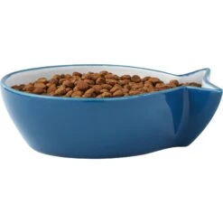 Frisco Fish Shaped Non-skid Ceramic Cat Bowl 11 Frisco Fish Shaped Non-skid Ceramic Cat Bowl -Pet Supplies Store 256111 PT3. AC SS1800 V1616522602