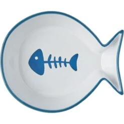Frisco Fish Shaped Non-skid Ceramic Cat Bowl 12 Frisco Fish Shaped Non-skid Ceramic Cat Bowl -Pet Supplies Store 256111 PT4. AC SS1800 V1616522607