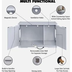 Sweet Barks Wooden Washroom Bench Cat Litter Box Enclosure 10 Sweet Barks Wooden Washroom Bench Cat Litter Box Enclosure -Pet Supplies Store 258683 PT1. AC SS1800 V1603833688