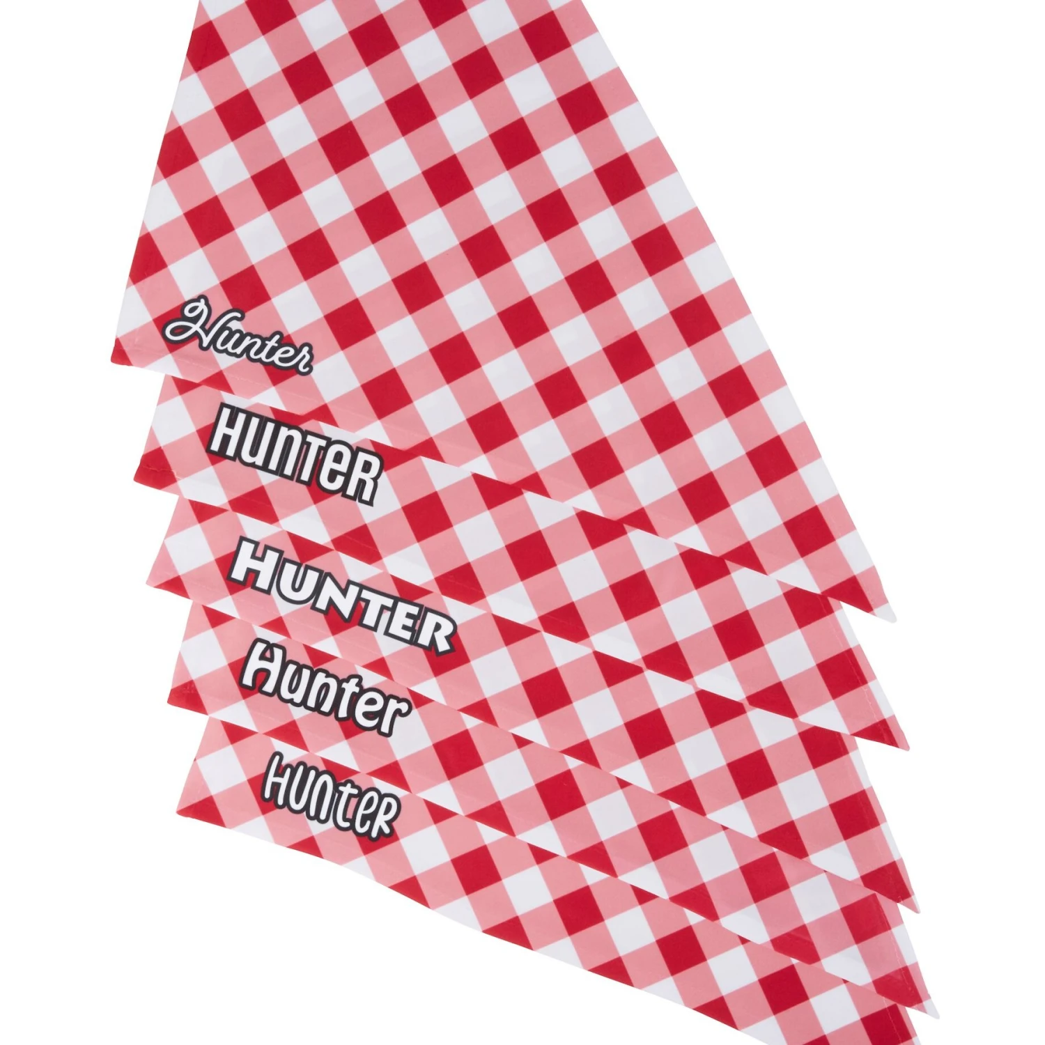 Frisco Gingham Personalized Dog & Cat Bandana 7 Frisco Gingham Personalized Dog & Cat Bandana - Image 5