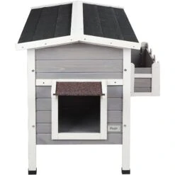 Petsfit Weatherproof Outdoor Cat House With Stairs 10 Petsfit Weatherproof Outdoor Cat House With Stairs -Pet Supplies Store 261514 PT2. AC SS1800 V1605665518