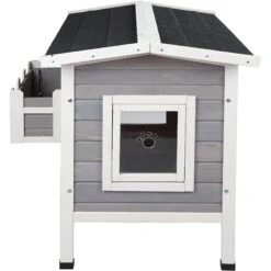 Petsfit Weatherproof Outdoor Cat House With Stairs 11 Petsfit Weatherproof Outdoor Cat House With Stairs -Pet Supplies Store 261514 PT3. AC SS1800 V1605667017