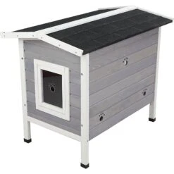 Petsfit Weatherproof Outdoor Cat House With Stairs 13 Petsfit Weatherproof Outdoor Cat House With Stairs -Pet Supplies Store 261514 PT5. AC SS1800 V1605655310