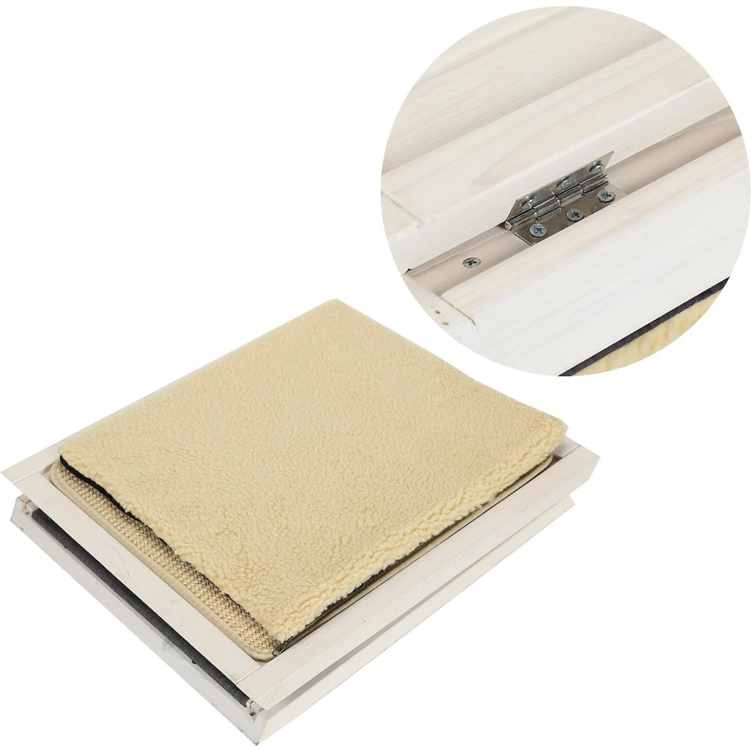 Petsfit Triangular Pets Indoor Cat House With Sisal Mat 7 Petsfit Triangular Pets Indoor Cat House With Sisal Mat - Image 5