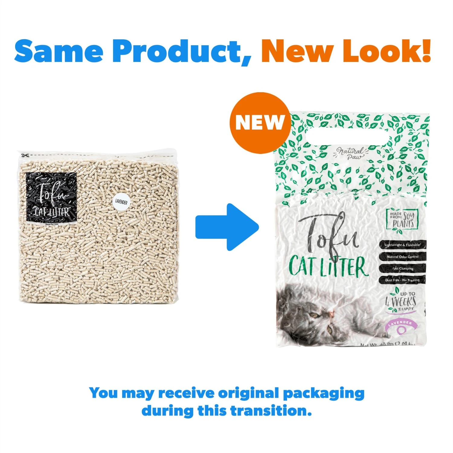 Natural Paw Tofu Cat Litter Refill Bag, 4.5-lb Bag 4 Natural Paw Tofu Cat Litter Refill Bag, 4.5-lb Bag - Image 2