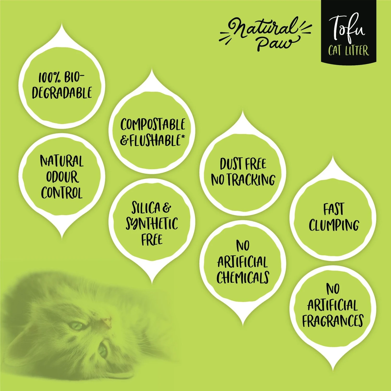 Natural Paw Tofu Cat Litter Refill Bag, 4.5-lb Bag 7 Natural Paw Tofu Cat Litter Refill Bag, 4.5-lb Bag - Image 5