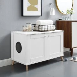 Sam's Pets Becky 24.5-in Cat Tree End Table & Litter Box Enclosure, White 16 Sam's Pets Becky 24.5-in Cat Tree End Table & Litter Box Enclosure, White -Pet Supplies Store 261880 PT7. AC SS1800 V1635094904