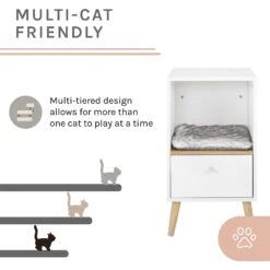 Sam's Pets Becky 28-in Single Rest Cat Tree -Pet Supplies Store 261884 PT3. AC SS1800 V1635094908