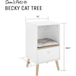Sam's Pets Becky 28-in Single Rest Cat Tree -Pet Supplies Store 261884 PT8. AC SS1800 V1635014815