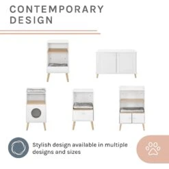 Sam's Pets Becky 39-in Single Rest Bookshelf With Drawer & Cat Tree -Pet Supplies Store 261886 PT4. AC SS1800 V1635094599