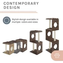 Sam's Pets Sheree 34-in Cat Tree, Dark Brown -Pet Supplies Store 261892 PT4. AC SS1800 V1635094601