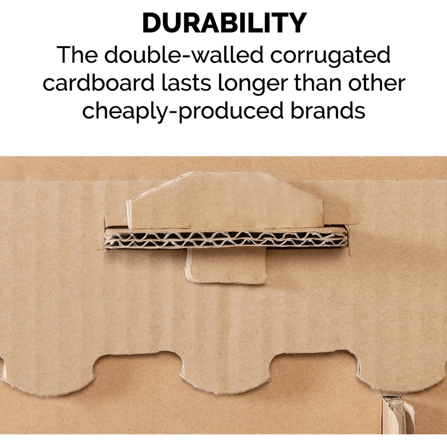 Tiger Tough Castle Playground Corrugated Cat Scratcher 9 Tiger Tough Castle Playground Corrugated Cat Scratcher - Image 7