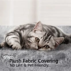 Yaheetech 58-in Plush Cat Tree & Condo, Light Gray -Pet Supplies Store 266562 PT4. AC SS1800 V1669908526