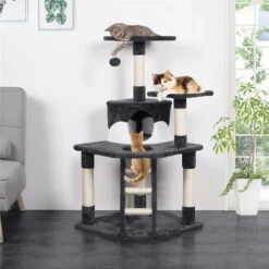New Products 9 Yaheetech 47.5-in Plush Cat Tree & Condo