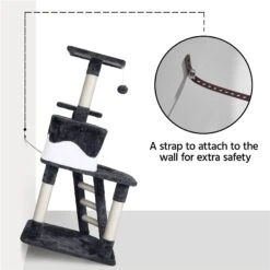 Yaheetech 47.5-in Plush Cat Tree & Condo 15 Yaheetech 47.5-in Plush Cat Tree & Condo -Pet Supplies Store 266564 PT4. AC SS1800 V1619808420