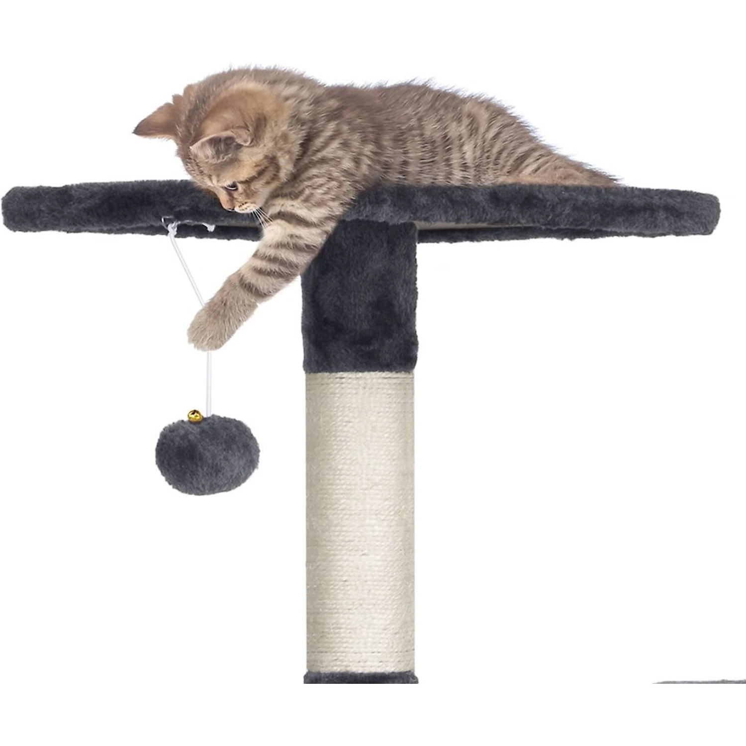Yaheetech 47.5-in Plush Cat Tree & Condo 8 Yaheetech 47.5-in Plush Cat Tree & Condo - Image 6