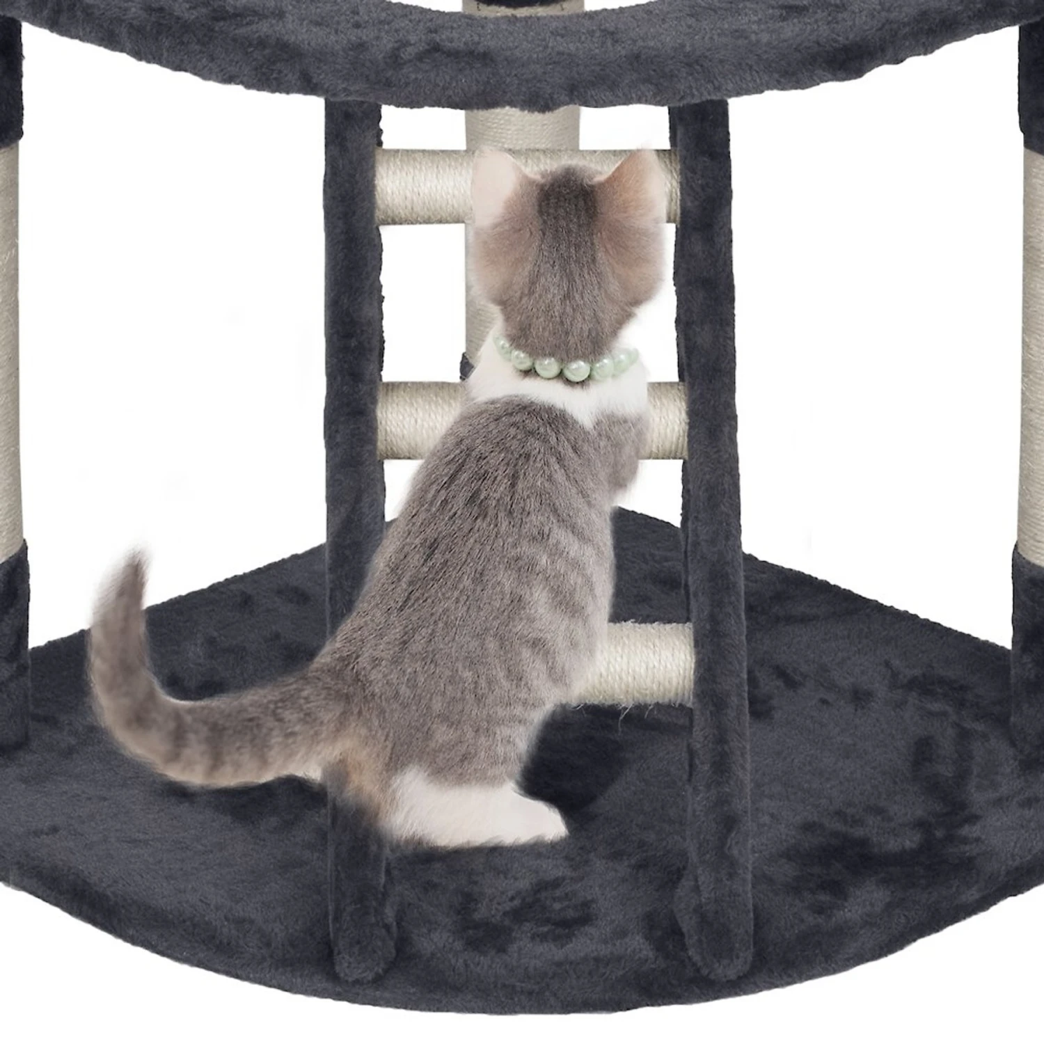 Yaheetech 47.5-in Plush Cat Tree & Condo 11 Yaheetech 47.5-in Plush Cat Tree & Condo - Image 9