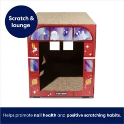 Frisco Magic Bus Cardboard Cat House, 2-Story -Pet Supplies Store 266701 PT2. AC SS1800 V1692020082