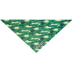 Frisco Green Camo Personalized Dog & Cat Bandana -Pet Supplies Store 267563 PT3. AC SS1800 V1623093485