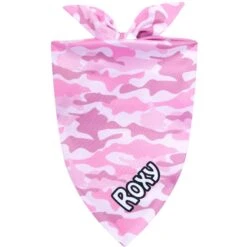 Frisco Pink Camo Personalized Dog & Cat Bandana