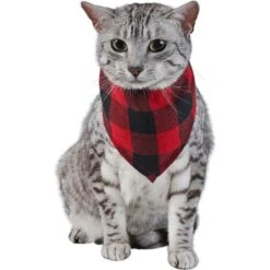Red Buffalo Plaid Dog & Cat Bandana -Pet Supplies Store 267899 PT3. AC SS1800 V1637727460