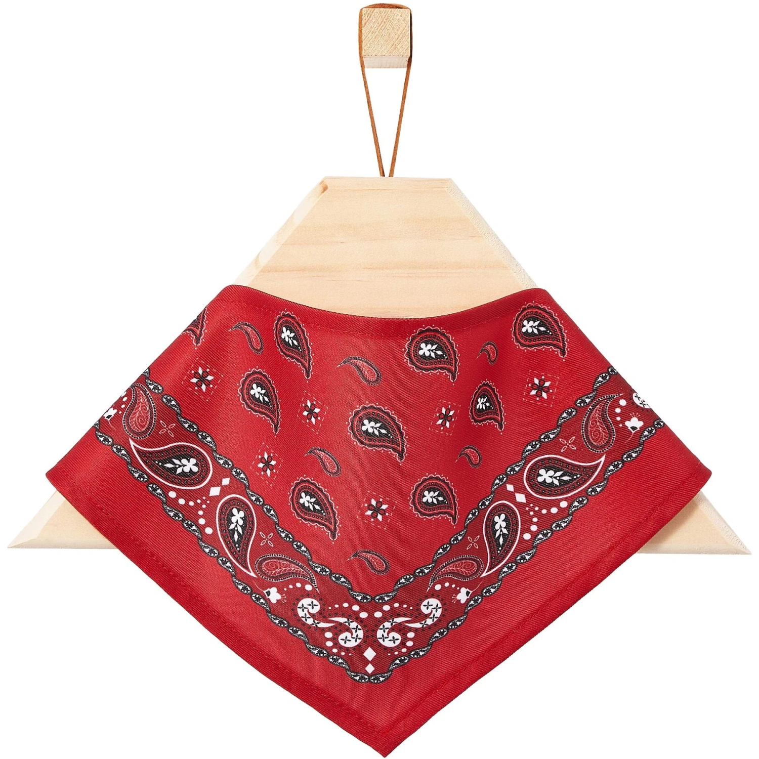 Frisco Red Paisley Dog & Cat Bandana 3 Frisco Red Paisley Dog & Cat Bandana