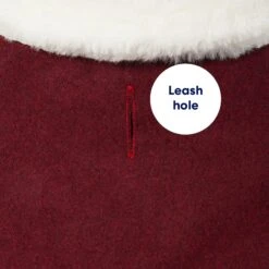 Frisco Mediumweight Pom Pom Bow Dog & Cat Peacoat Dress, Red -Pet Supplies Store 268200 PT6. AC SS1800 V1628827641