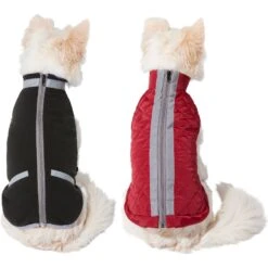 Pet Supplies Store 14 Frisco Mediumweight Reflective 2-in-1 Dog & Cat Fleece Coat
