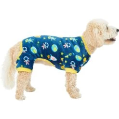 Frisco Dog & Cat Cozy Plush Fleece PJs, Outer Space -Pet Supplies Store 268477 PT2. AC SS1800 V1637680619