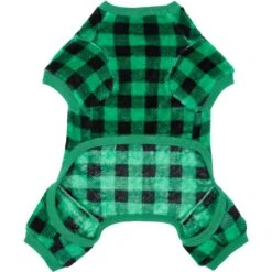 Frisco Dog & Cat Cozy Plush Fleece PJs, Green Plaid 13 Frisco Dog & Cat Cozy Plush Fleece PJs, Green Plaid -Pet Supplies Store 268517 PT4. AC SS1800 V1637682124