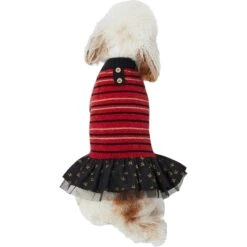 Frisco Chenille Knit Striped Dog & Cat Dress 11 Frisco Chenille Knit Striped Dog & Cat Dress -Pet Supplies Store 268668 PT2. AC SS1800 V1637652393