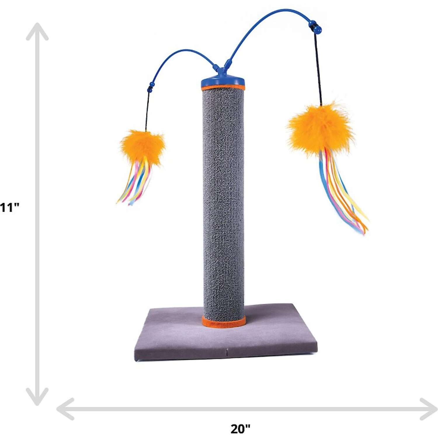 SmartyKat Scratch N Spin Replacement Wand Cat Toy 4 SmartyKat Scratch N Spin Replacement Wand Cat Toy - Image 2