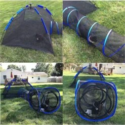 Pet Fit For Life Tent Tunnel Cube Dog & Cat Pen, Black -Pet Supplies Store 272265 PT4. AC SS1800 V1627596172