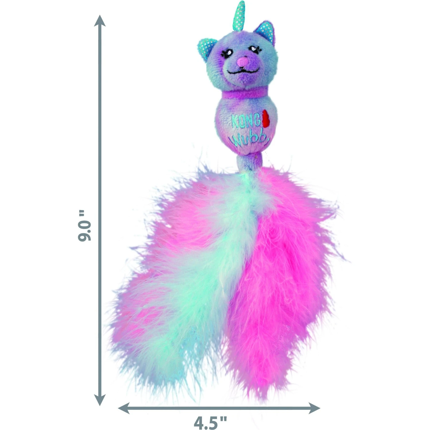 KONG Cat Wubba Caticorn Cat Toy 5 KONG Cat Wubba Caticorn Cat Toy - Image 3