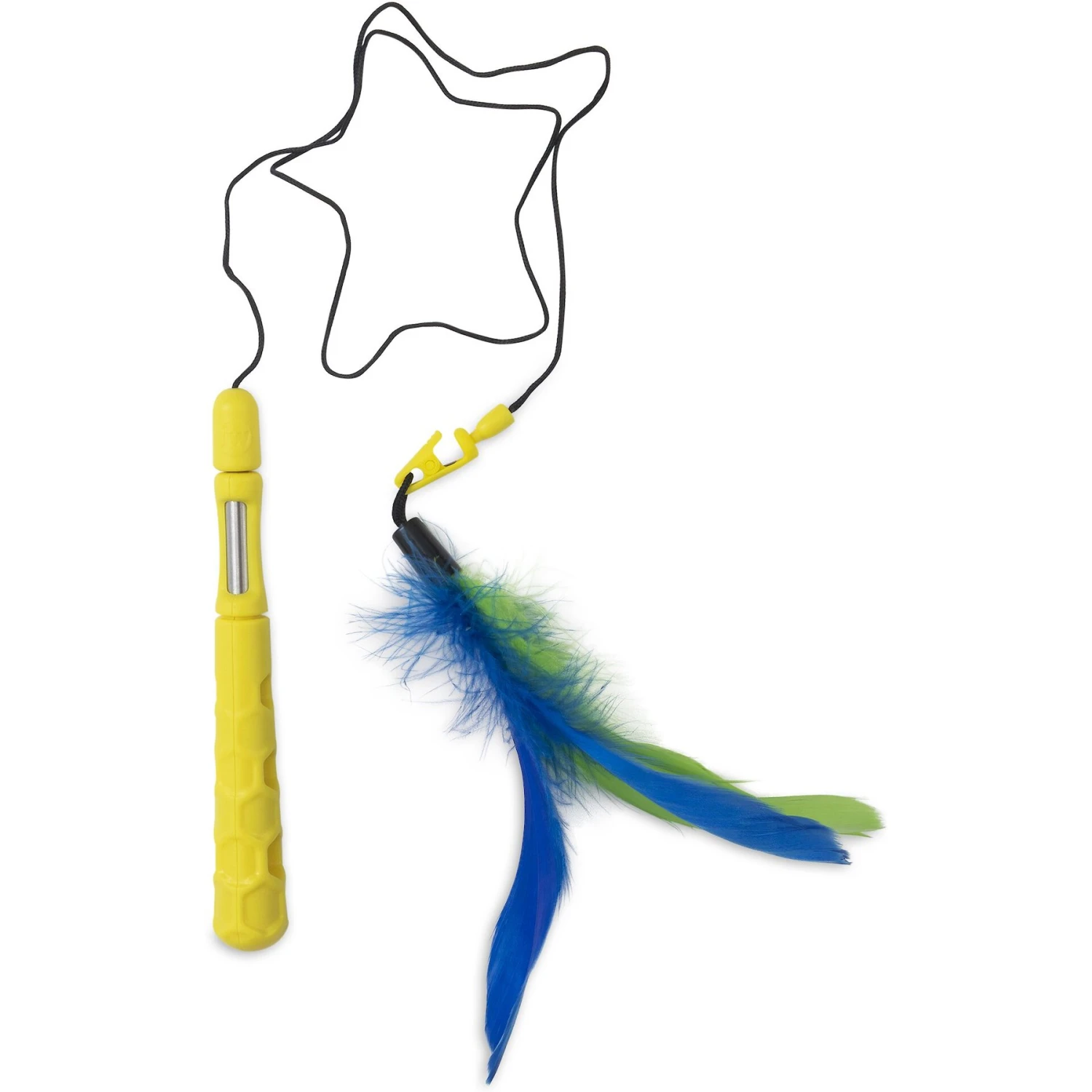 JW Pet Flutter-Ee Feathers Telescopic Wand Cat Toy 3 JW Pet Flutter-Ee Feathers Telescopic Wand Cat Toy