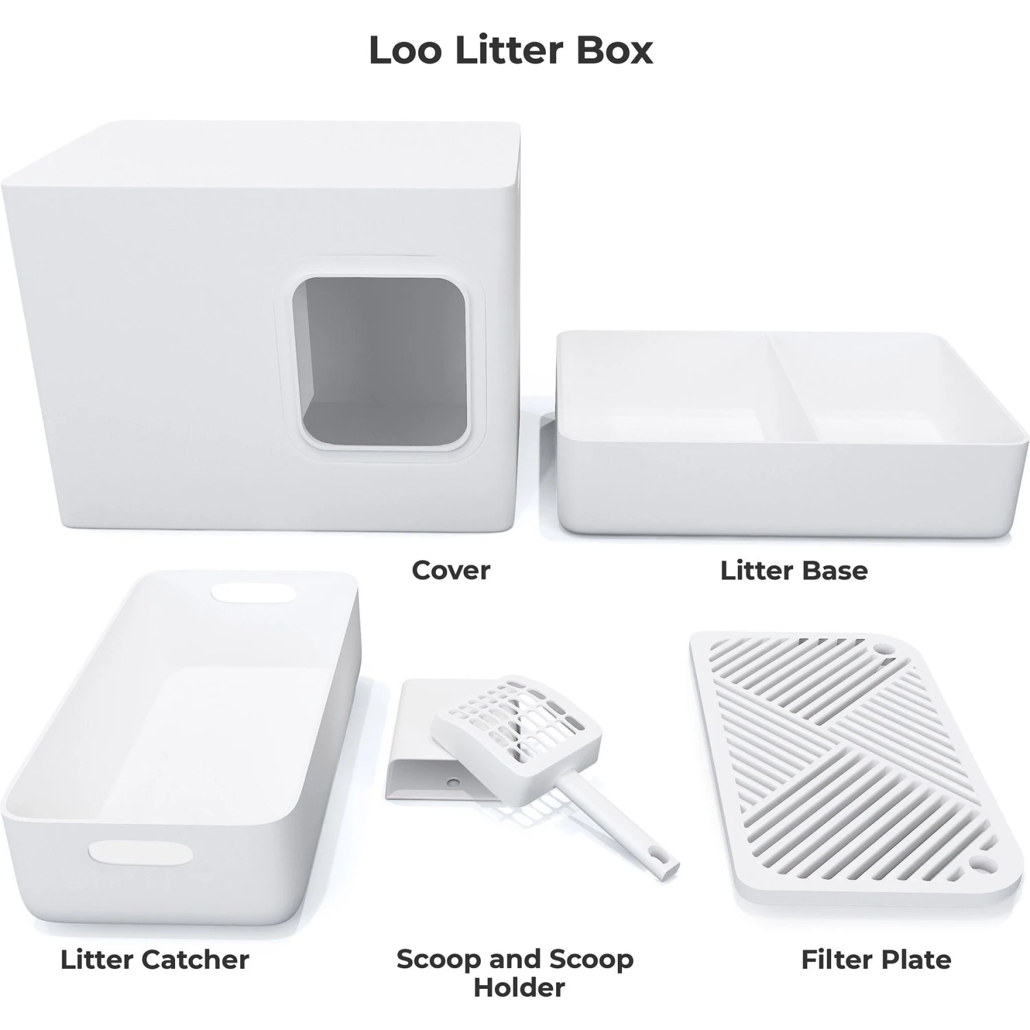 Meowy Studio Loo Enclosed Cat Litter Box Concealment 10 Meowy Studio Loo Enclosed Cat Litter Box Concealment - Image 8