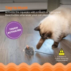 Catstages Squeak Squeak Mouse Cat Toy -Pet Supplies Store 282263 PT2. AC SS1800 V1636512447