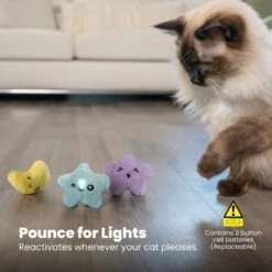 Catstages Toss 'N Twinkle Plush Cat Toy With Catnip, 3 Count -Pet Supplies Store 282271 PT5. AC SS1800 V1682521147