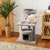 Frisco 37-in Real Carpet Cat Tree With Condo, Grey 1 Frisco 37-in Real Carpet Cat Tree With Condo, Grey -Pet Supplies Store 282755 MAIN. AC SS1800 V1621949365