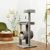 Frisco 54-in Real Carpet Cat Tree With Tunnel And Square Perches