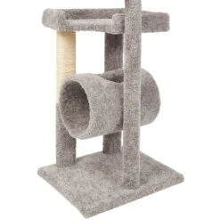 Frisco 54-in Real Carpet Cat Tree With Tunnel And Square Perches -Pet Supplies Store 282767 PT4. AC SS1800 V1621948663