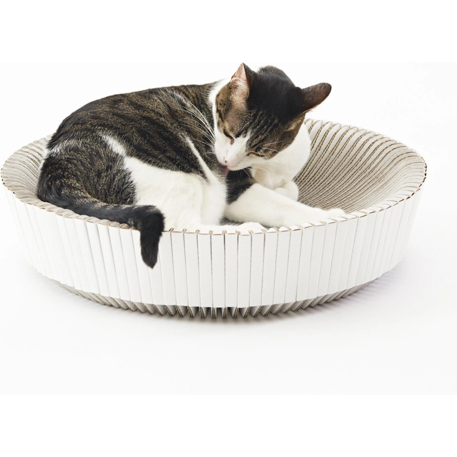 Katris Pre-Assembled Nest Scratcher Lounge Cat Bed 3 Katris Pre-Assembled Nest Scratcher Lounge Cat Bed