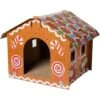 Frisco Holiday Gingerbread House Cardboard Cat House Cat Toy 1 Frisco Holiday Gingerbread House Cardboard Cat House Cat Toy -Pet Supplies Store 287289 MAIN. AC SS1800 V1694812849