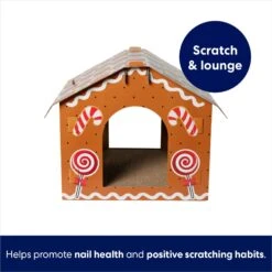 Frisco Holiday Gingerbread House Cardboard Cat House Cat Toy 10 Frisco Holiday Gingerbread House Cardboard Cat House Cat Toy -Pet Supplies Store 287289 PT2. AC SS1800 V1695044346