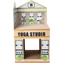 Frisco Yoga Studio Cardboard Cat House, 2-Story 8 Frisco Yoga Studio Cardboard Cat House, 2-Story -Pet Supplies Store 288965 PT2. AC SS1800 V1638291621