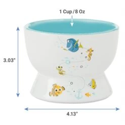 Pixar Finding Nemo Short Shape Non-Skid Elevated Ceramic Cat Bowl 8 Pixar Finding Nemo Short Shape Non-Skid Elevated Ceramic Cat Bowl -Pet Supplies Store 291431 PT1. AC SS1800 V1634062361