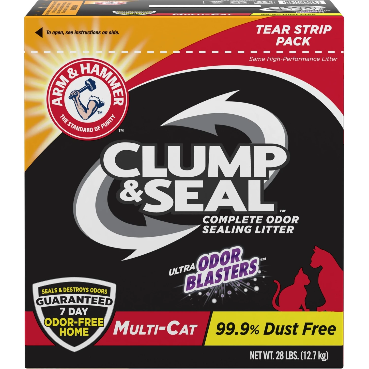 Arm & Hammer Litter Cat Litter Deodorizer Powder & Arm & Hammer Litter Clump & Seal Multi-Cat Scented Clumping Clay Cat Litter 7 Arm & Hammer Litter Cat Litter Deodorizer Powder & Arm & Hammer Litter Clump & Seal Multi-Cat Scented Clumping Clay Cat Litter - Image 5